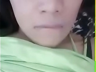 Cute Girl Exploit With The Addition Of Enjoying Sprightly Pic Near Face